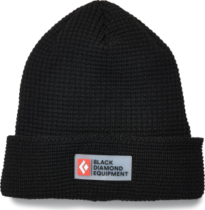 Black Diamond Double Waffle Beanie Black, OneSize