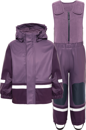 Didriksons Kids' Boardman Set 12 Eggplant, 140