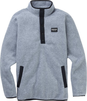 Burton Men's Hearth Fleece Pullover Gray Heather XXL