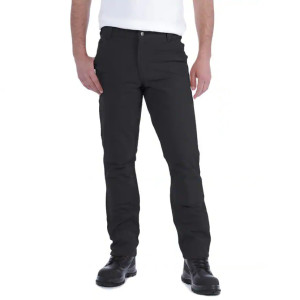 Carhartt Men's Stretch Duck Double Front Black, W33/L32