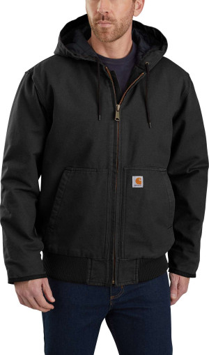 Carhartt Men's Duck Active Jacket Black, L