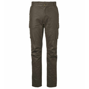 Chevalier Men's Vintage Pants Leather Brown, 48