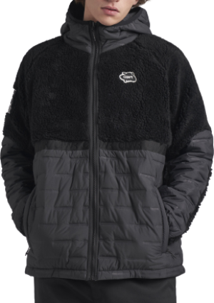 ColourWear Men's Morph Teddy Hoodie Black M