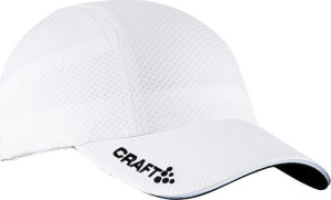 Craft Run Cap White ONESIZE