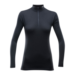 Devold Breeze Woman Half Zip Neck     Black M