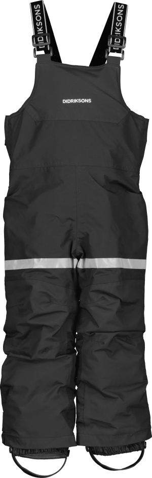 Didriksons Kids' Bjärven Bib Pants Black, 90