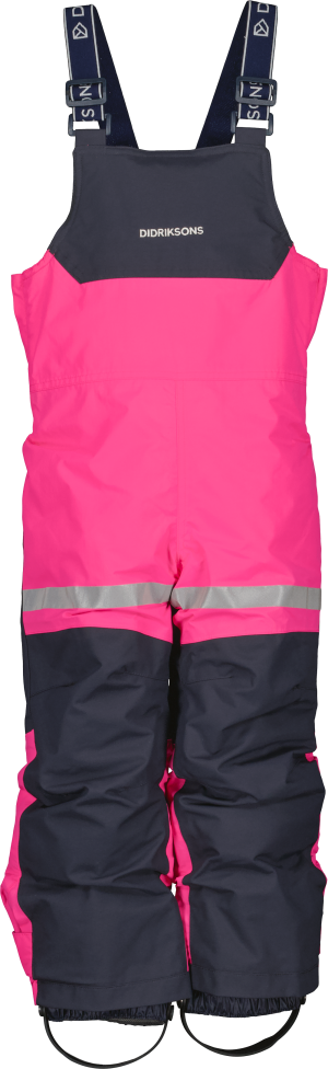 Didriksons Kids' Bjärven Bib Pants True Pink 100