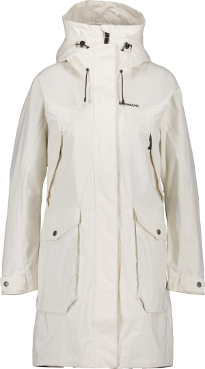 Didriksons Women's Thelma Parka 10 White Foam 36