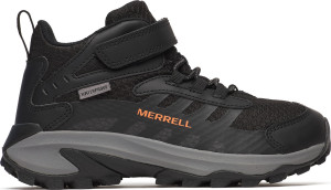 Merrell Kids' Moab Speed Mid 2 A/C Waterproof Black 33