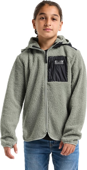 Didriksons Kids' Exa Full Zip 3 Wilted Leaf, 160