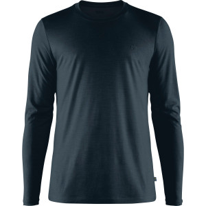 Fjällräven Men's Abisko Wool Ls Dark Navy L