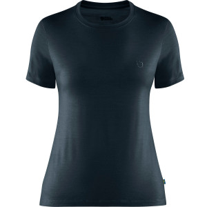 Fjällräven Women's Abisko Wool Short Sleeve Dark Navy XL