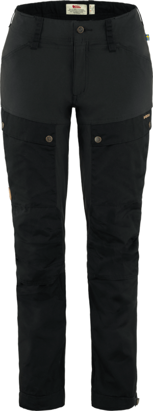 Fjällräven Women's Keb Trousers Curved Black 36 Long