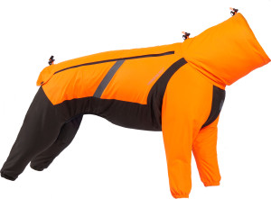 Non-stop Dogwear Fjord Overall Raincoat Orange/black, 45