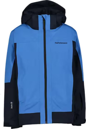 Peak Performance Junior Rider Tech Insulated Jacket Azure Ascent/blue Shadow/ 160