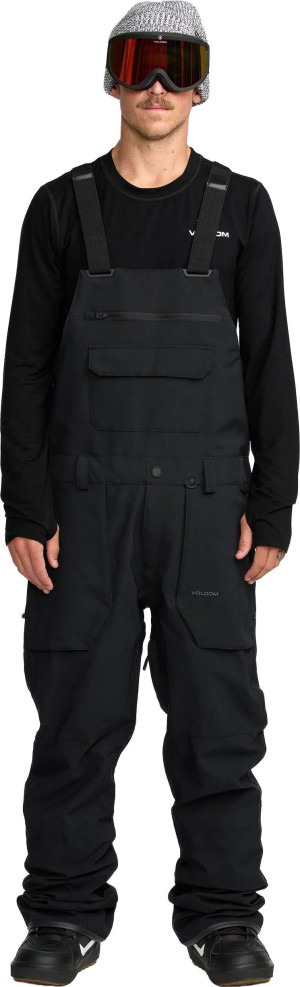 Volcom Men's Roan Bib Overall Black, S