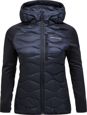 Peak Performance Women's Helium Down Hybrid Hood Black S