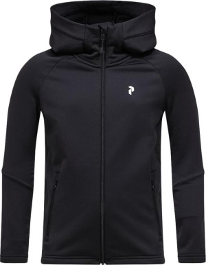 Peak Performance Junior's Rider Essentials Zip Jacket Black/black/ 140