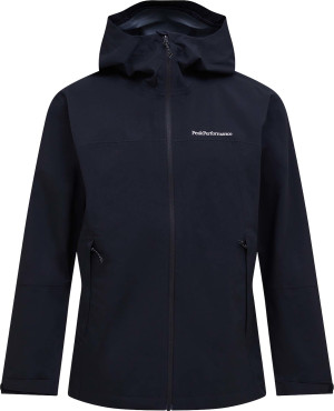 Peak Performance Men's Trail Hipe Shell Jacket Black, XL
