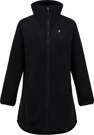 Peak Performance Women's Naturerush Pile Long Full Zip Black, XL