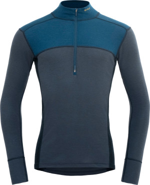 Devold Men's Lauparen Merino 190 Zip Neck Flood/Night/Ink, M