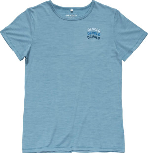 Devold Women's Active  Legacy Tee Skyblue L