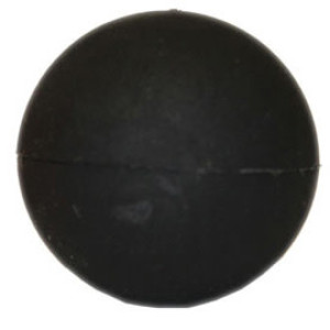 Grey Oak Bolt Rubberball Round Black, OneSize