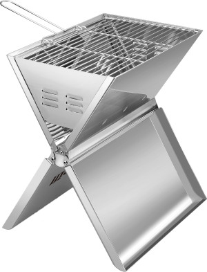 Hällmark Foldable Grill Stainless Steel OneSize