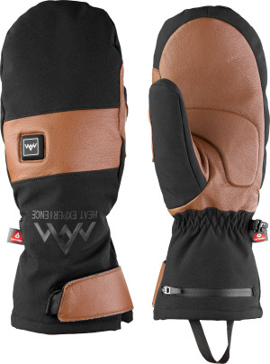 Heat Experience Heated Outdoor Mittens Black XL