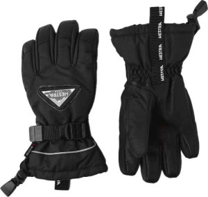 Hestra Kids' Skare Czone 5 Finger Black 12-13 år