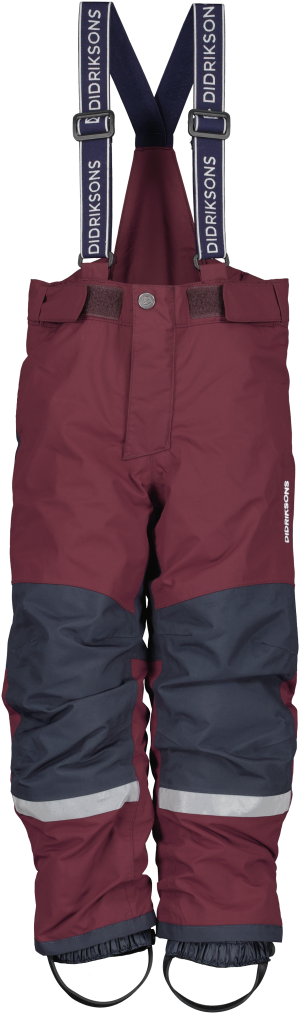 Didriksons Kids' Idre Pants 6 Rusty Wine, 100