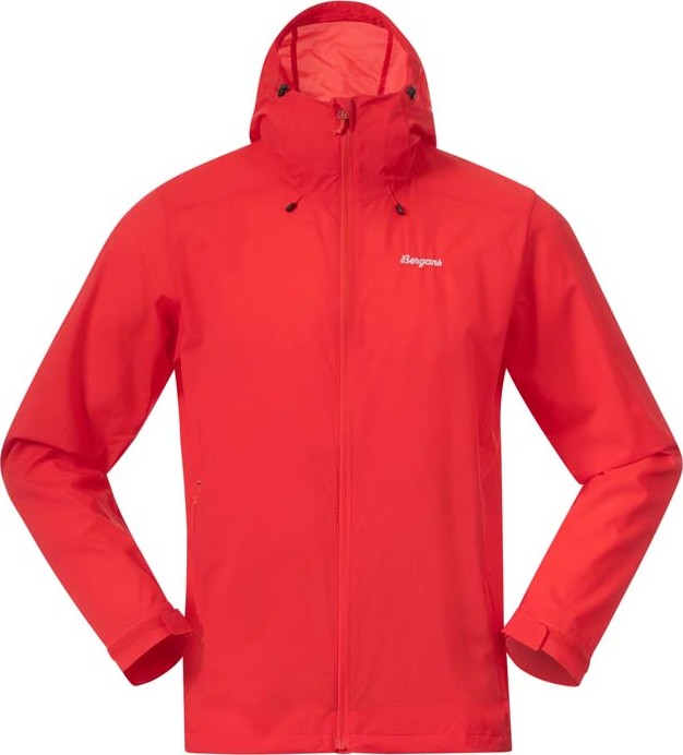 Bergans Men's Rabot Windbreaker Jacket Fire Red, S