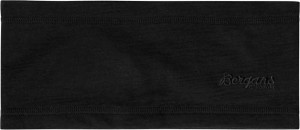 Bergans Wool Headband Black 58cm