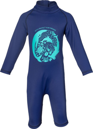 Isbjörn of Sweden Kids' Dolphine Sun Jumpsuit Navy 110/116