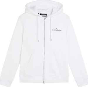 J.Lindeberg Women's Alpha Zip Hood White L