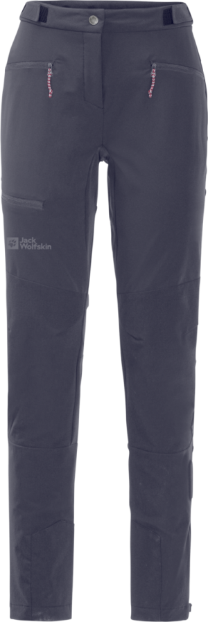 Jack Wolfskin Women's Salmaser Pants Graphite 44