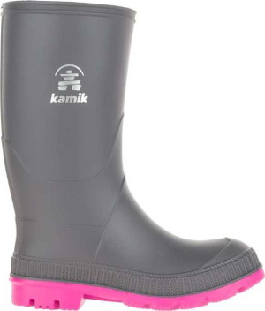 Kamik Kids' Stomp Charcoal Magenta 25