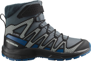 Salomon Juniors' XA PRO V8 Winter Clima Turbulence/Black/Dark Blue 36