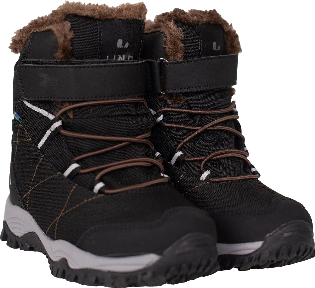 Lindberg Kids' Arctic Snow Boot Mid Black/brown 28