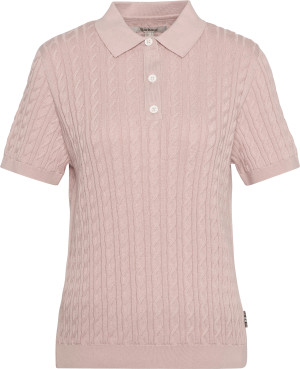 Barbour Women's  Hartland Knitted Polo Jumper Primrose Pink, 14 (L)