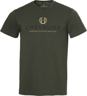 Chevalier Men's  Logo T-Shirt Dark Green, M