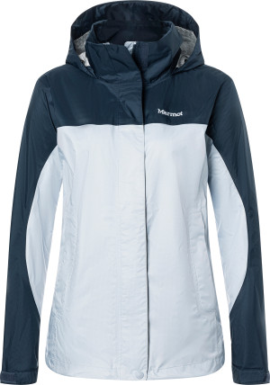 Marmot Women's Precip Eco Jacket Thunderhead/vapor, L