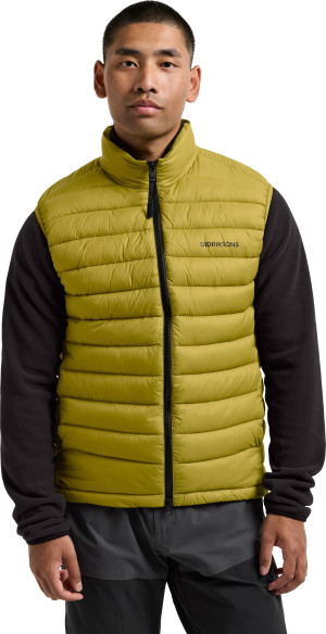 Didriksons Men's Marino Vest Yellow Pollen XXL