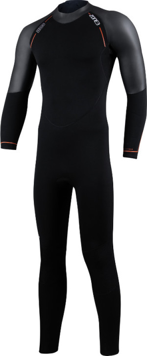 Zone3 Men'SsActive-Flex Wetsuit Black/orange, XL