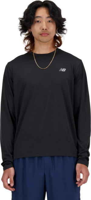 New Balance Men's Athletics Long Sleeve Black, L