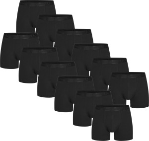 Urberg Men's Bamboo Boxers 12-Pack Black Beauty XL