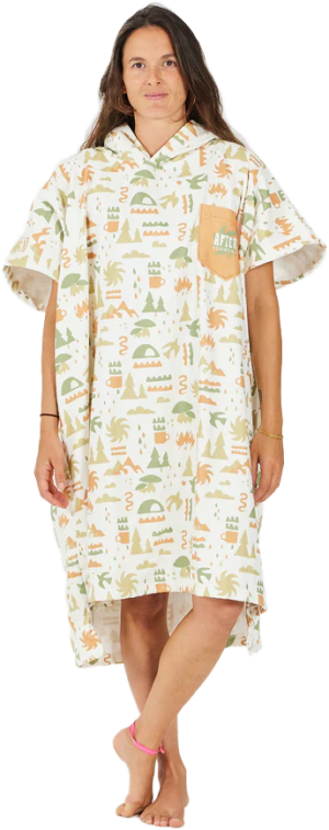 After Essentials Poncho Outdoor Trekking Cream One Size