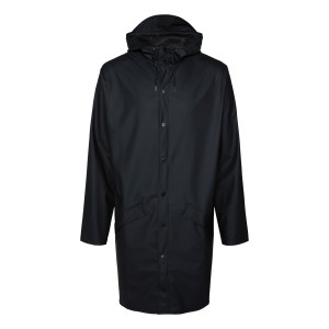 Rains Unisex Long Jacket Black, S