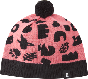 Reima Kids' Beanie Kuviot Pink Coral Pink coral 4231 56/58 cm