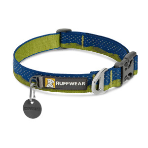 Ruffwear Crag Reflective Dog Collar Green Hills, 36-51 cm